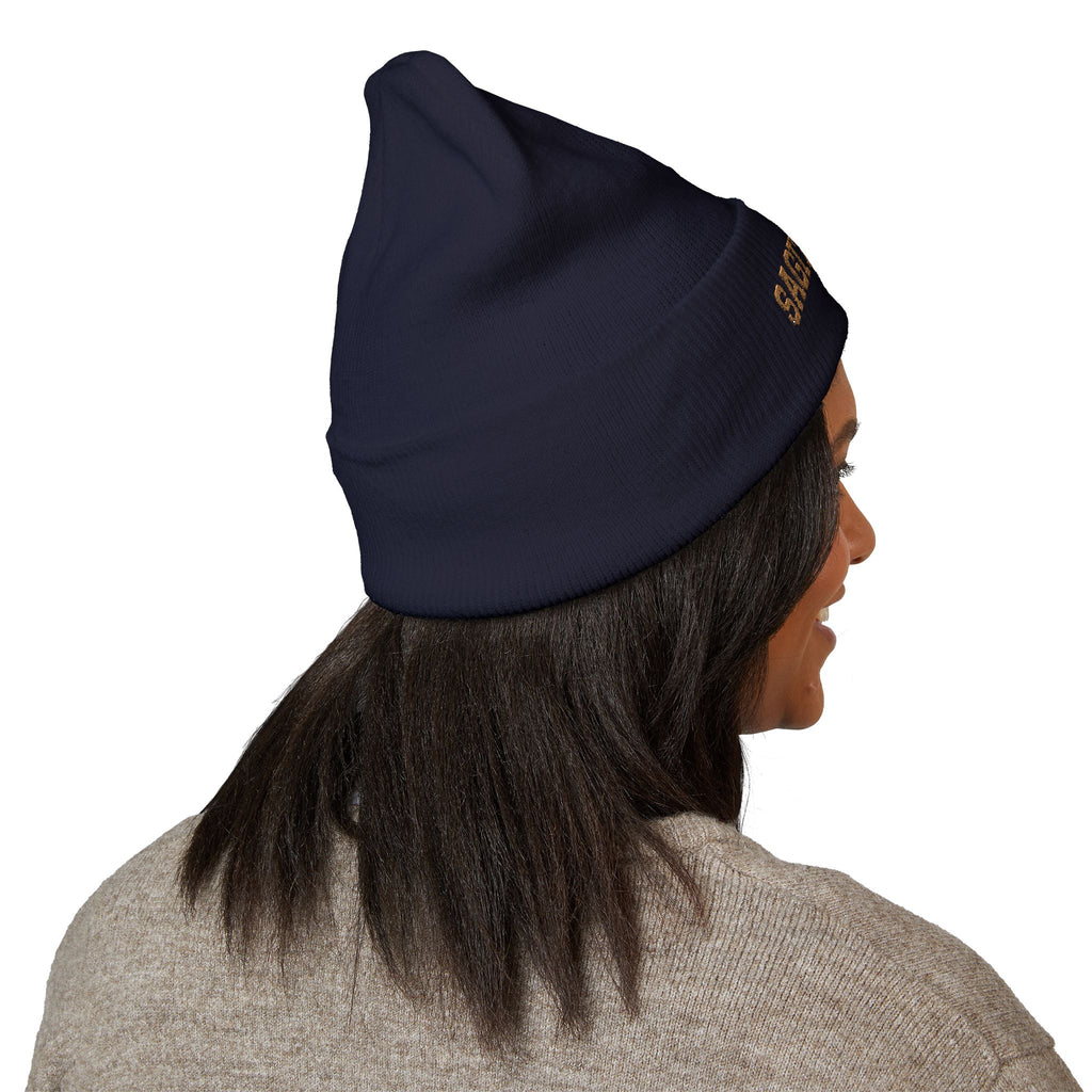 THE ZODIAC BEANIE — SAGITTARIUS — OLD GOLD