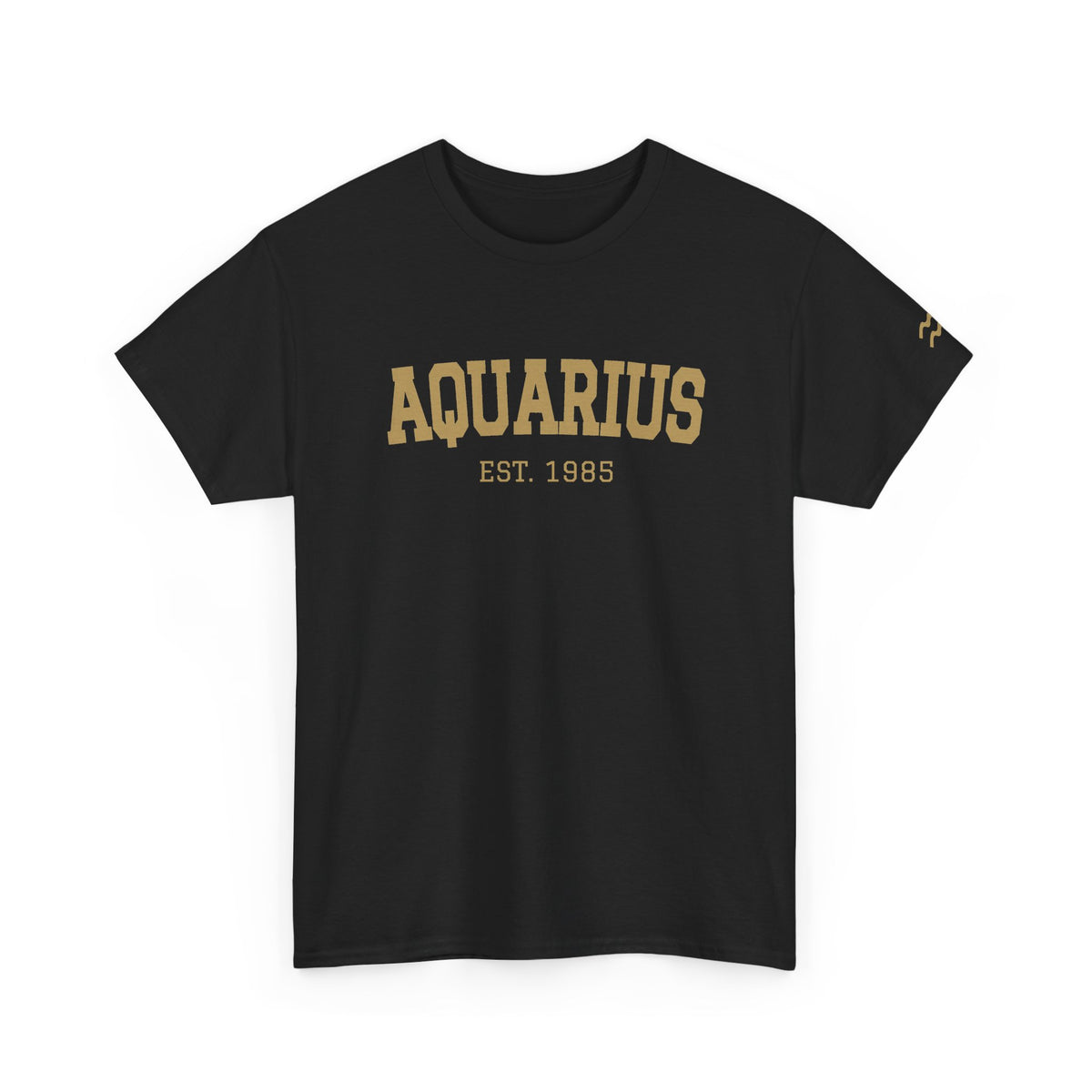 The Zodiac Tee: Aquarius, Est. Your Year