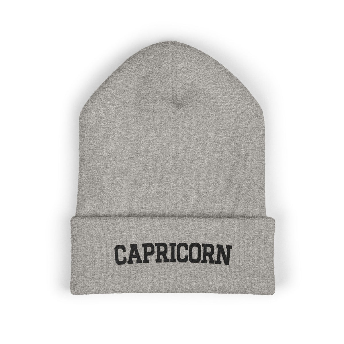 THE ZODIAC BEANIE — CAPRICORN — BLACK