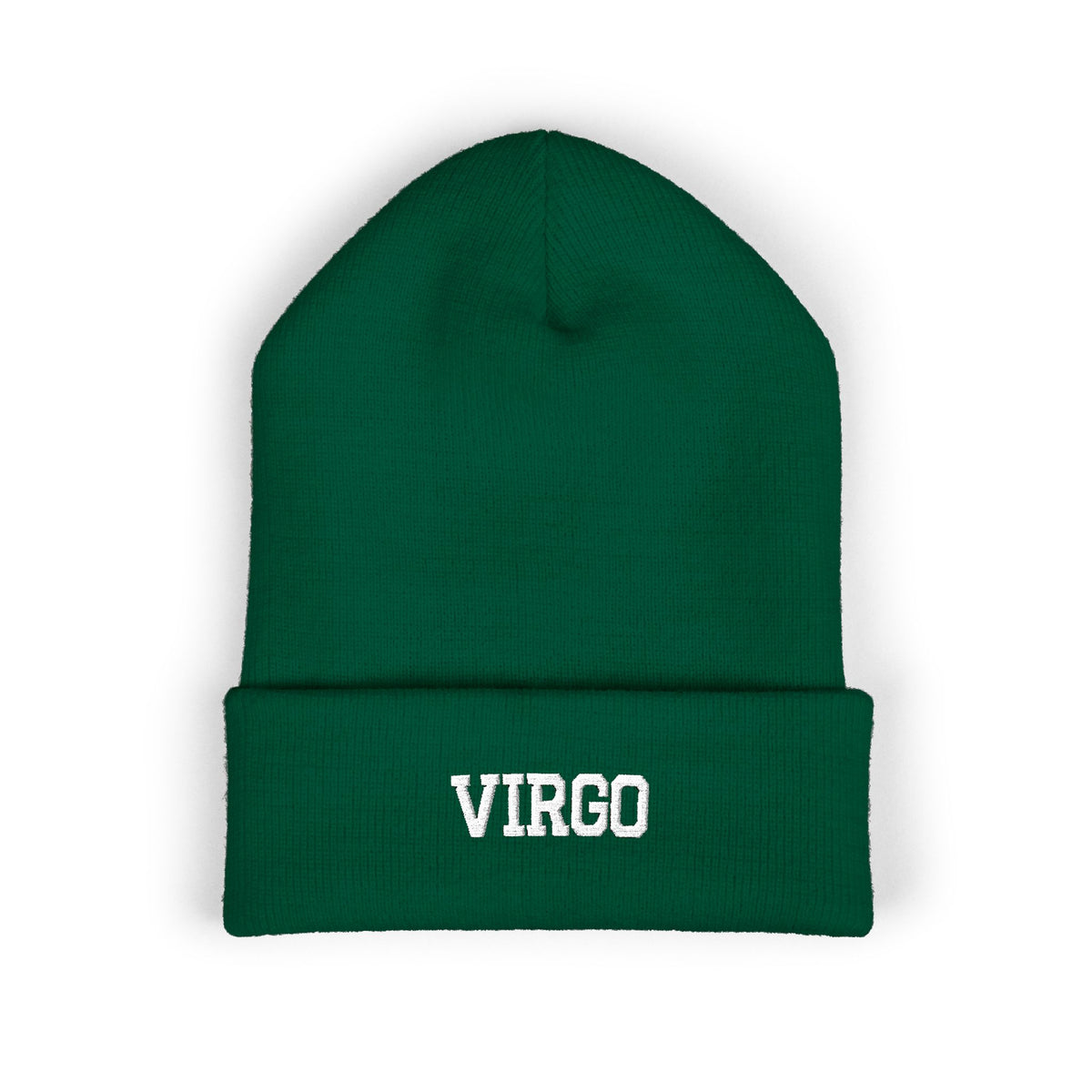 THE ZODIAC BEANIE — VIRGO — WHITE