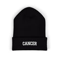 THE ZODIAC BEANIE — CANCER — WHITE
