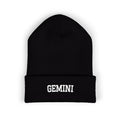 THE ZODIAC BEANIE — GEMINI — WHITE