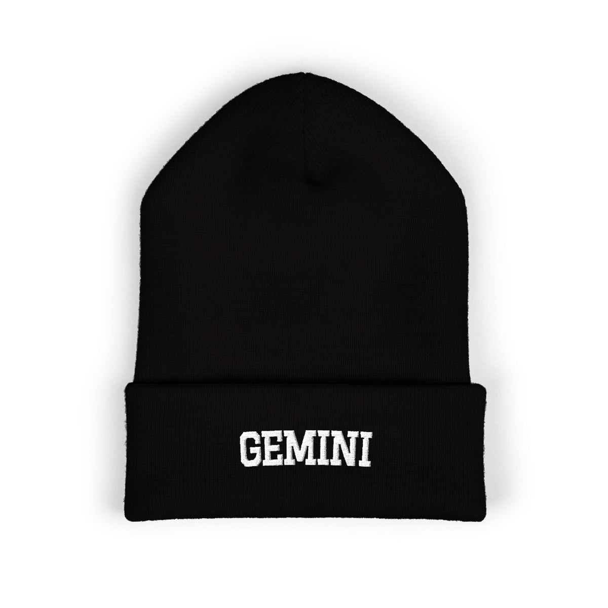 THE ZODIAC BEANIE — GEMINI — WHITE
