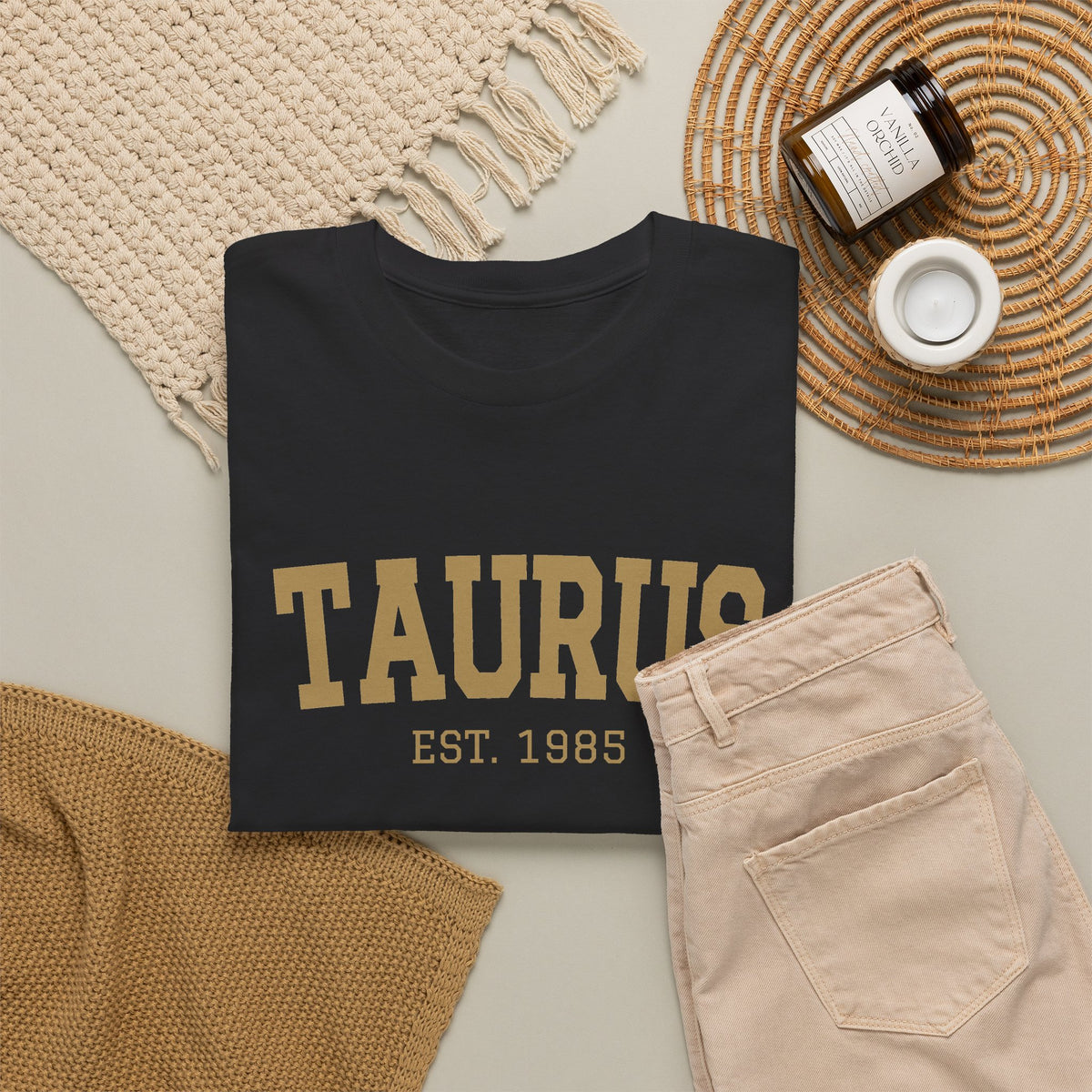 The Zodiac Tee: Taurus, Est. Your Year
