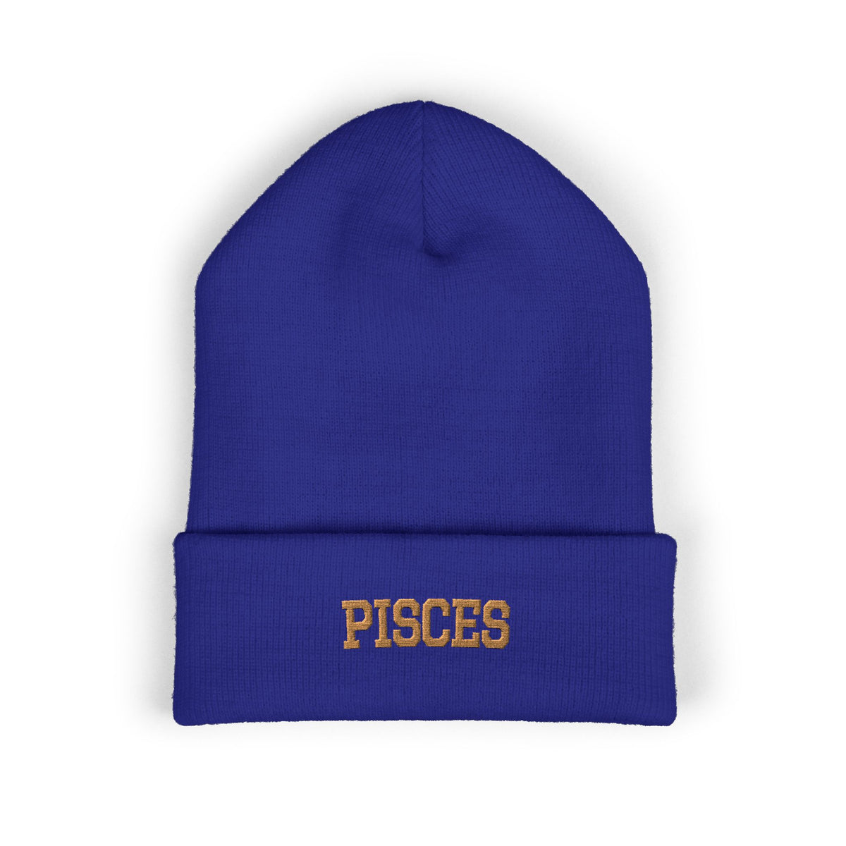 THE ZODIAC BEANIE — PISCES — OLD GOLD