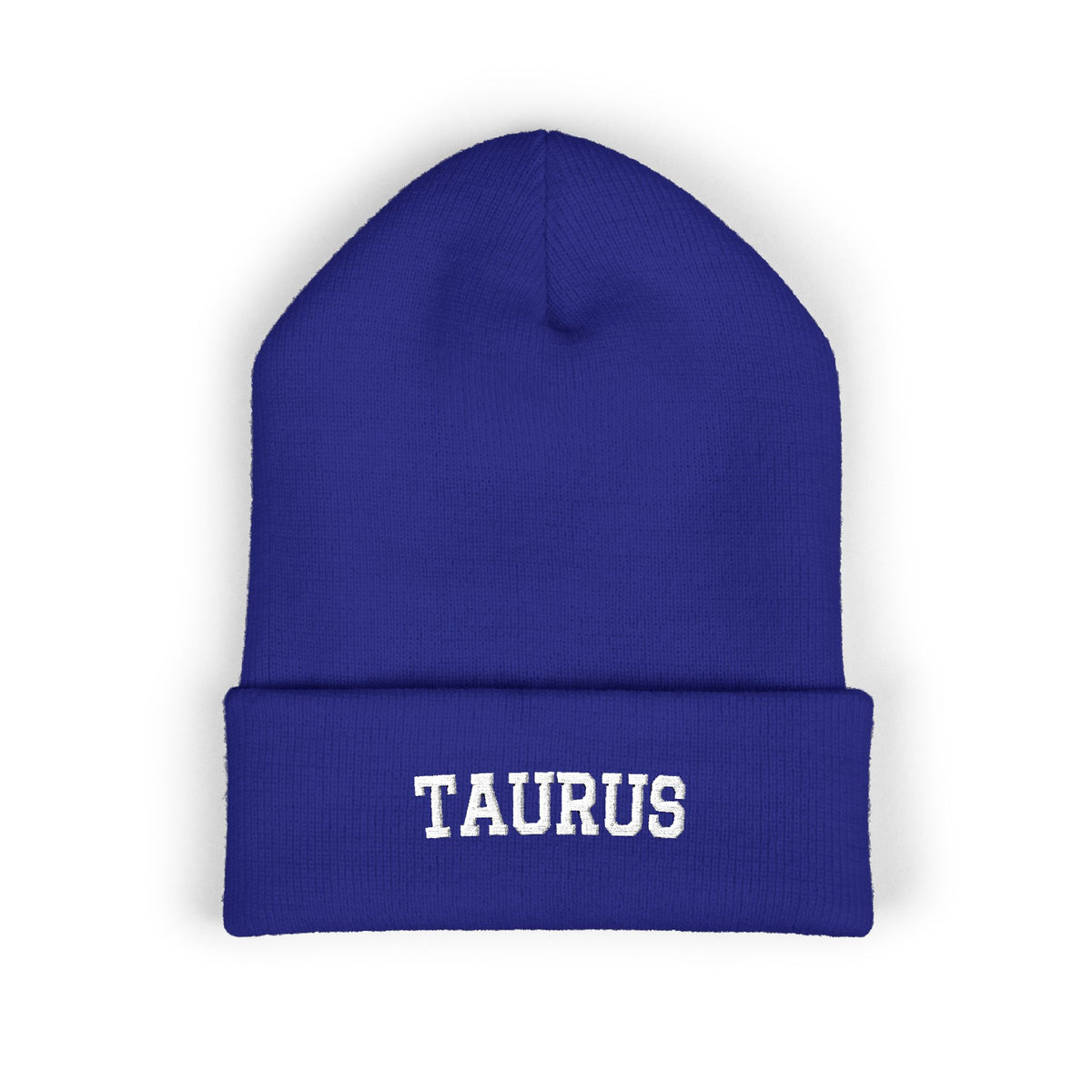 THE ZODIAC BEANIE — TAURUS — WHITE
