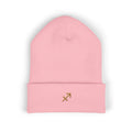 THE ZODIAC GLYPH BEANIE — SAGITTARIUS — OLD GOLD