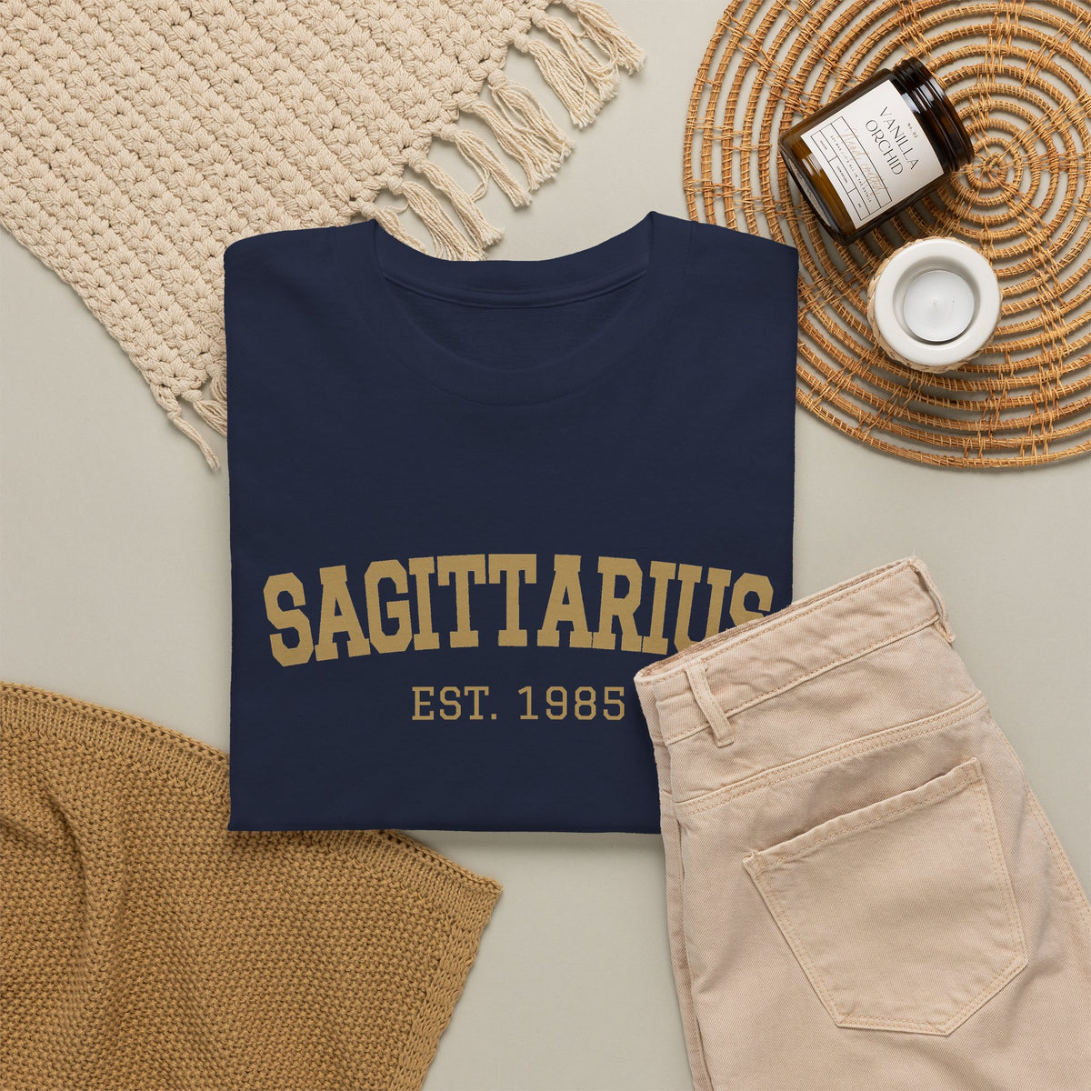 The Zodiac Tee: Sagittarius, Est. Your Year