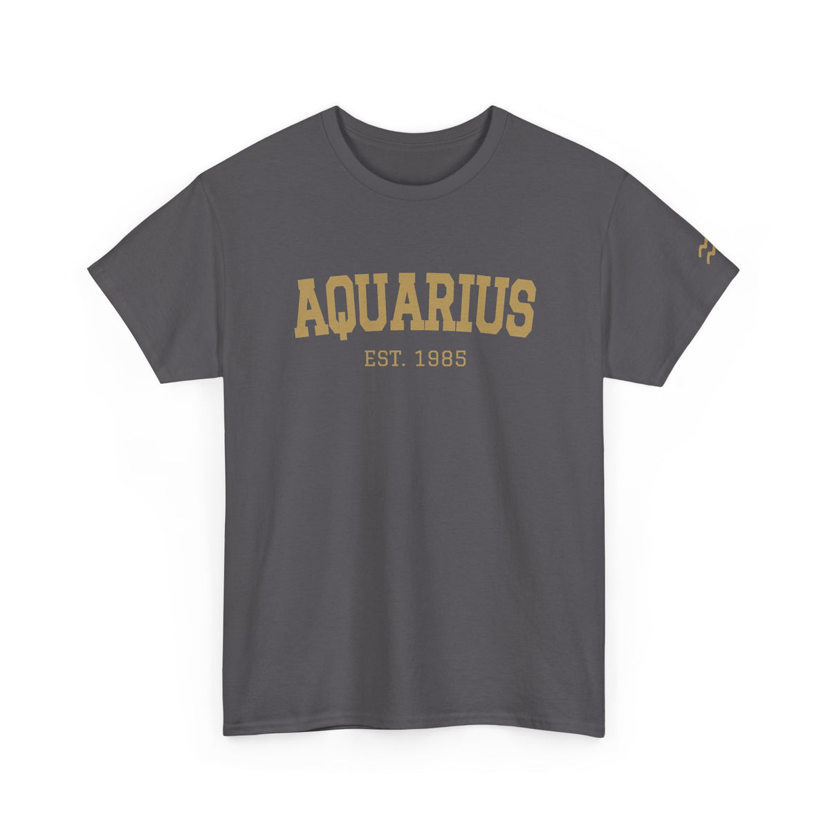 The Zodiac Tee: Aquarius, Est. Your Year