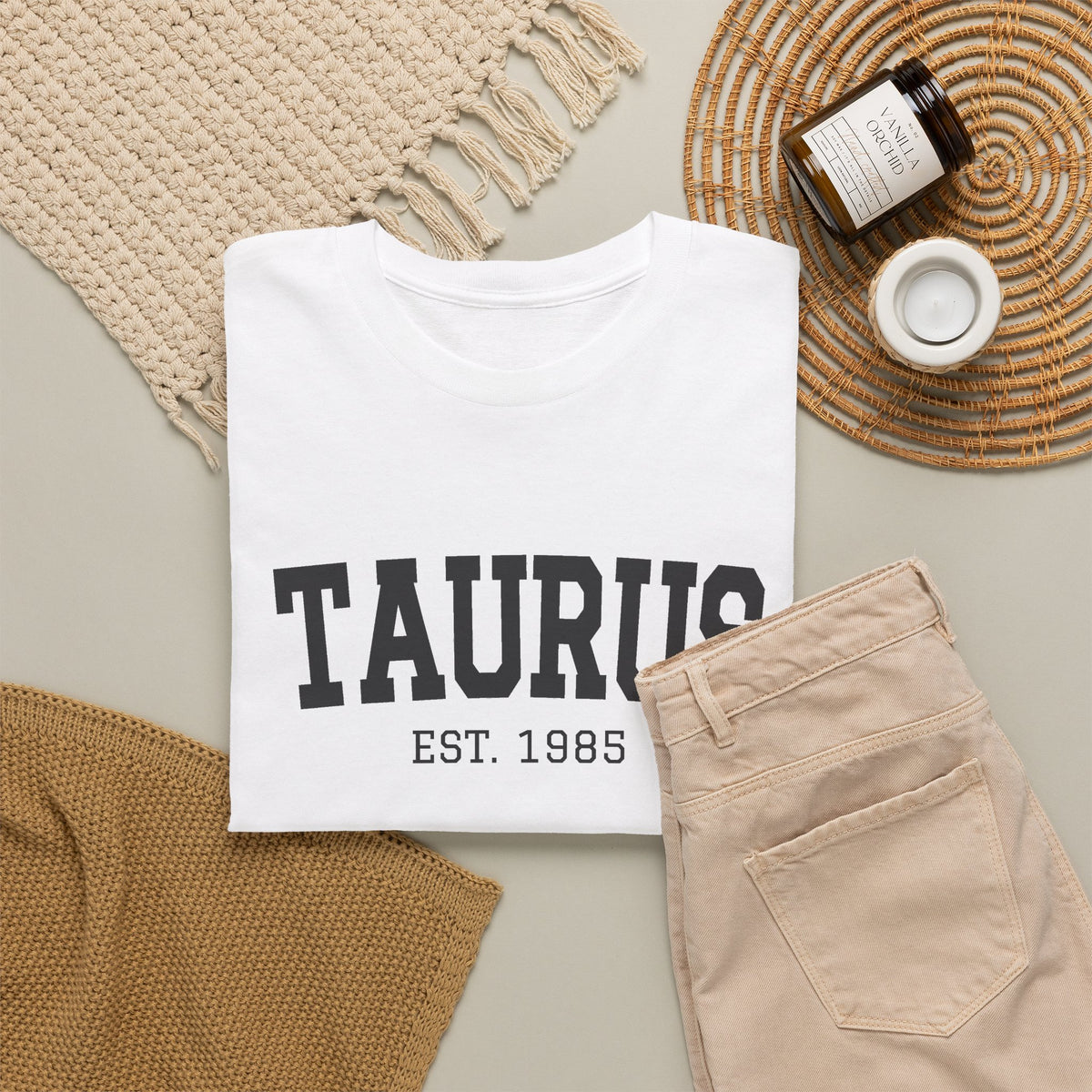 The Zodiac Tee: Taurus, Est. Your Year
