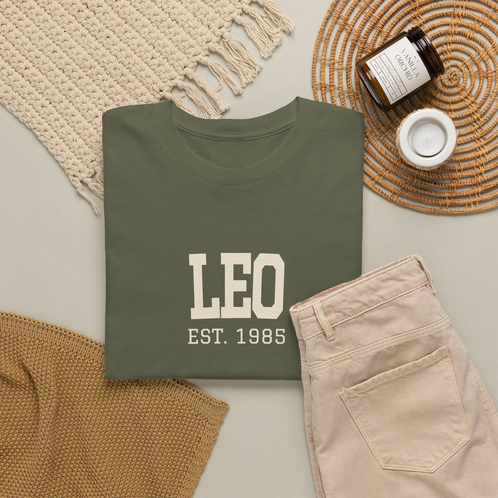 The Zodiac Tee: Leo, Est. Your Year