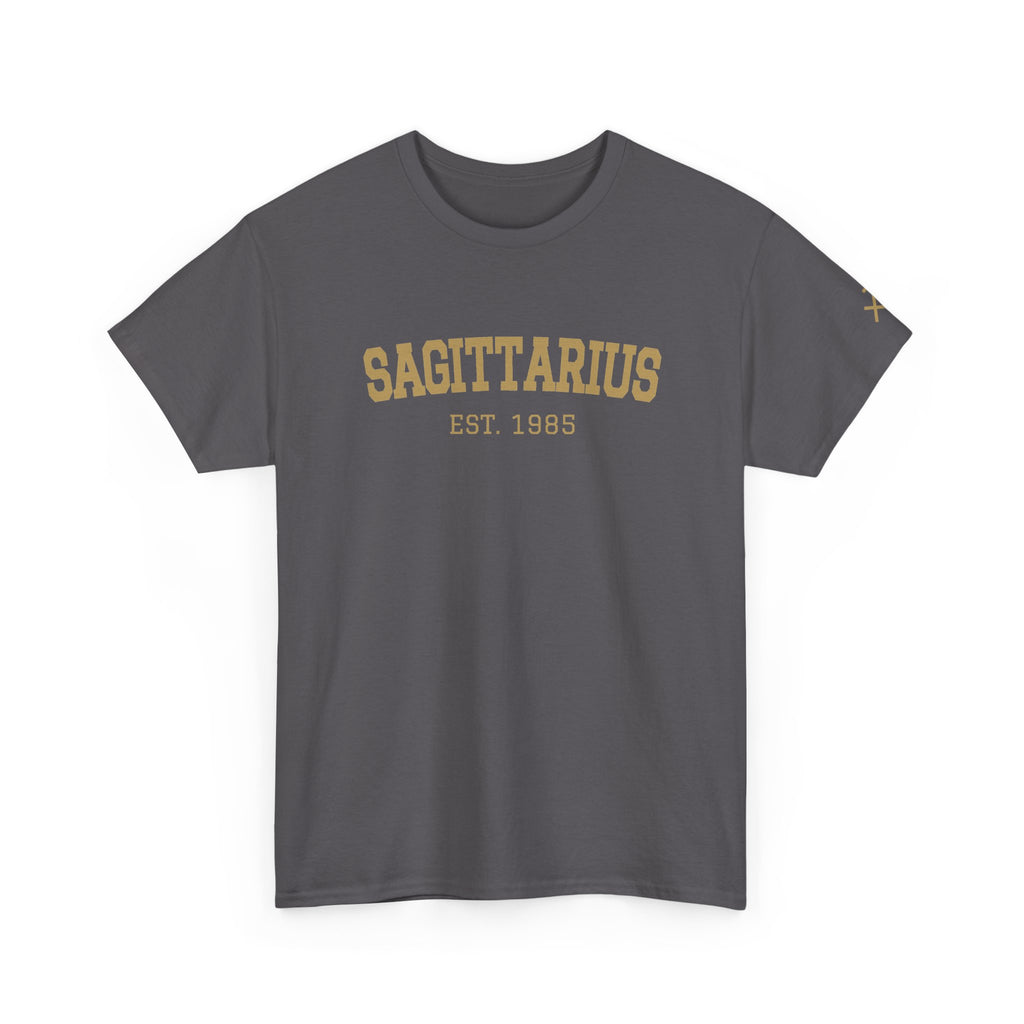 The Zodiac Tee: Sagittarius, Est. Your Year