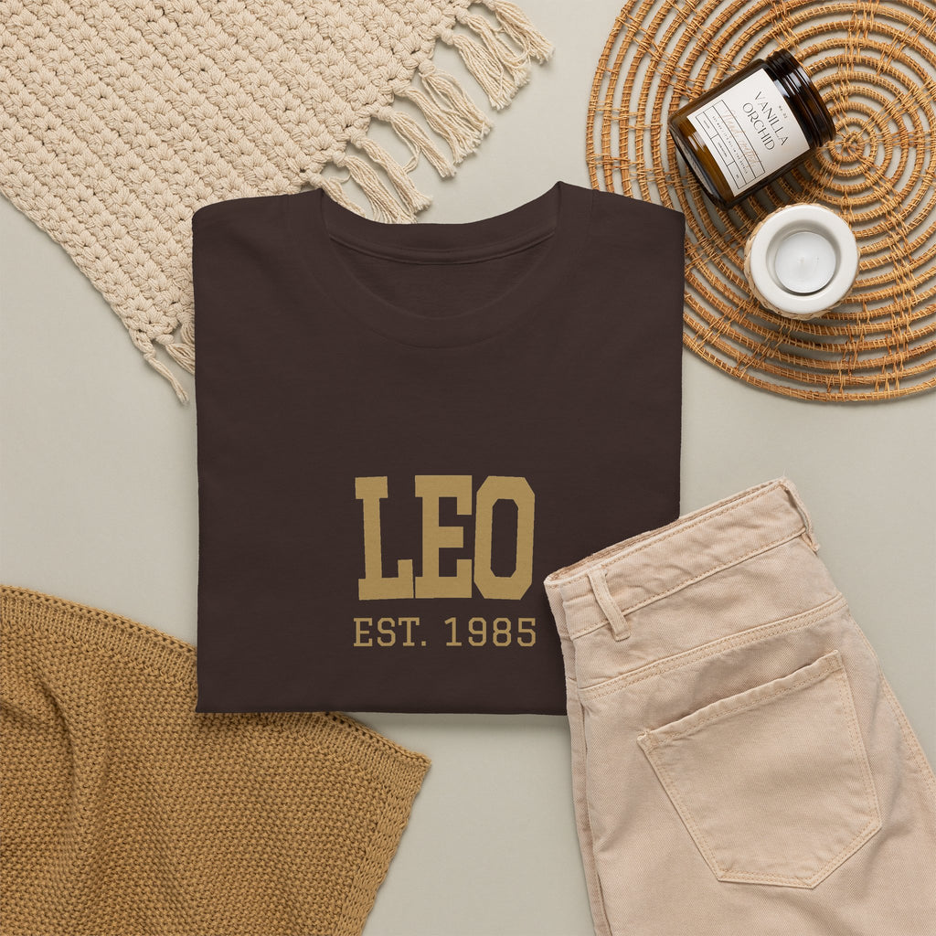The Zodiac Tee: Leo, Est. Your Year