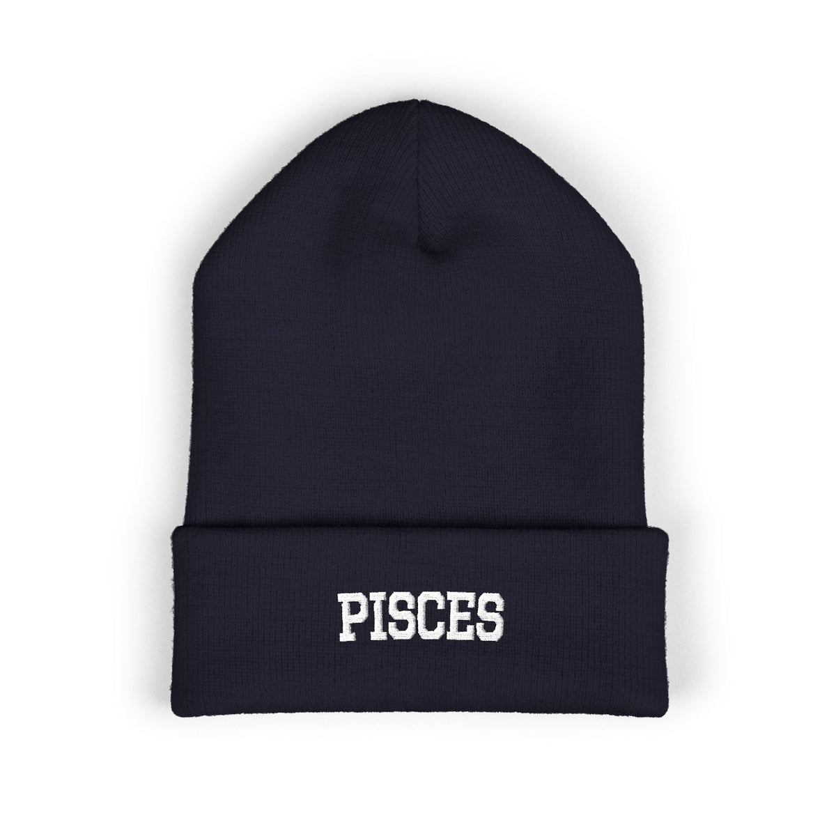 THE ZODIAC BEANIE — PISCES — WHITE