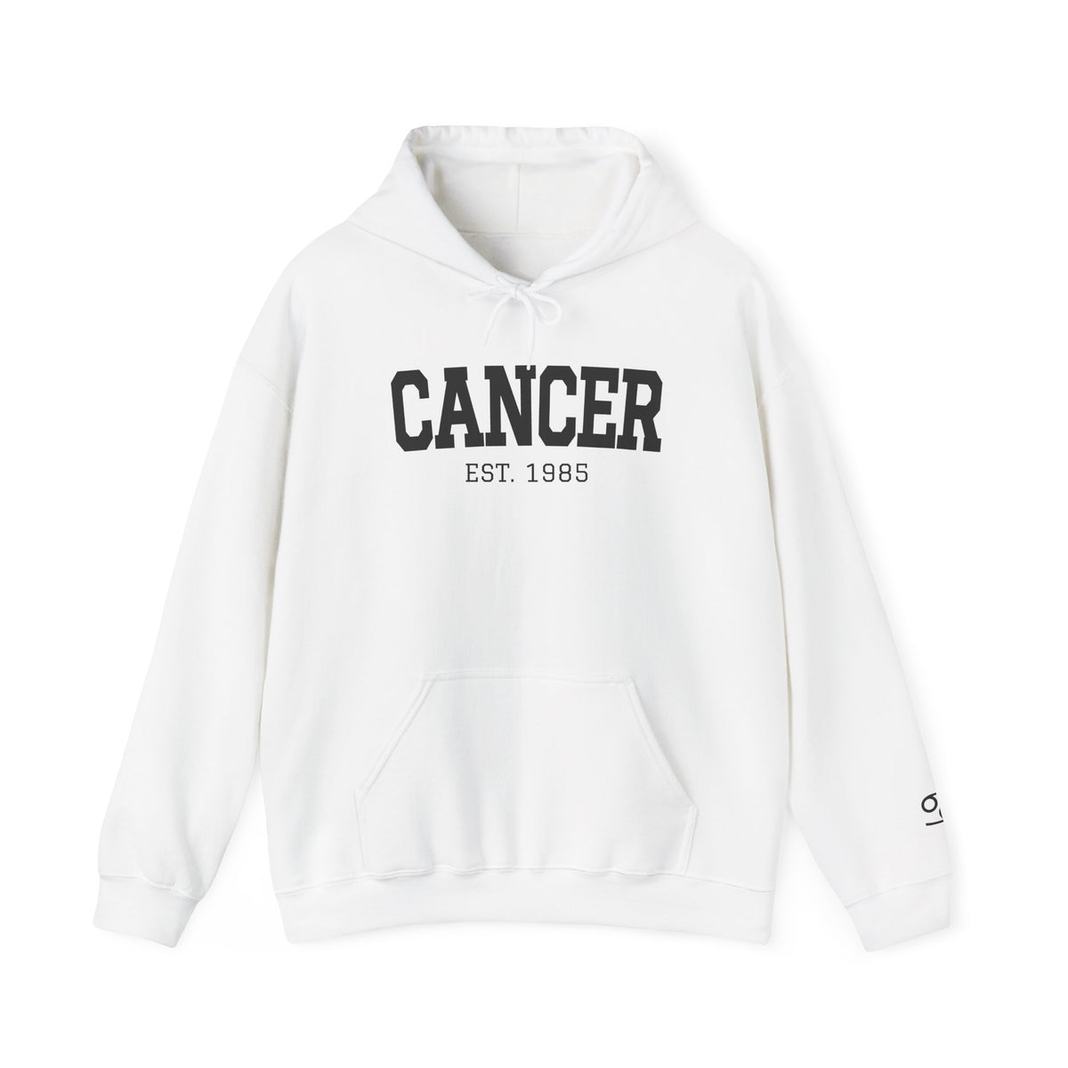The Zodiac Hoodie: Cancer, Est. Your Year