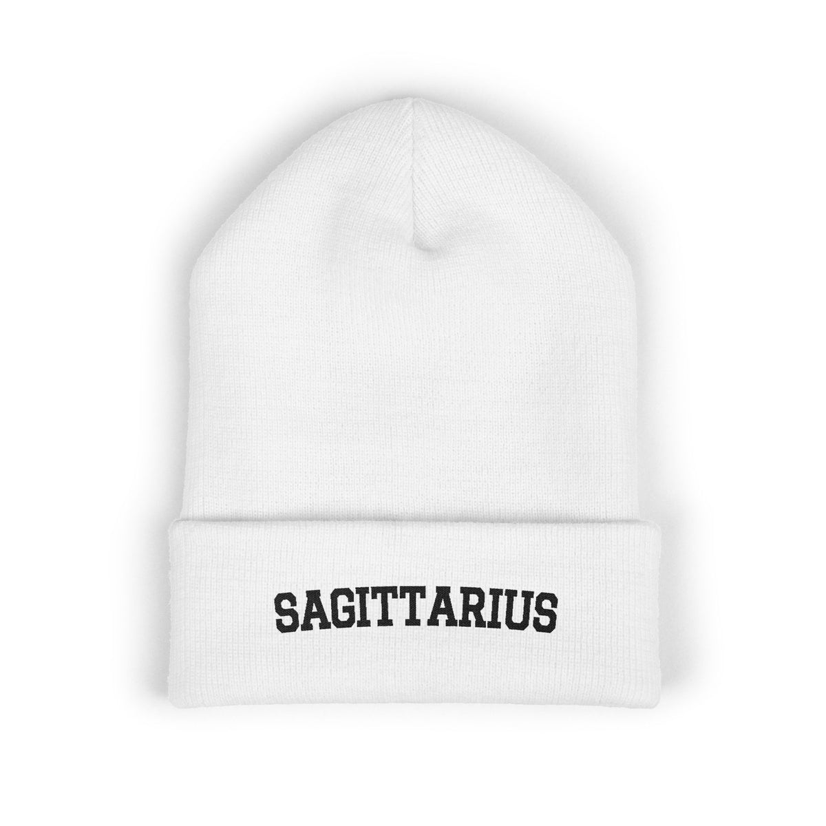 THE ZODIAC BEANIE — SAGITTARIUS — BLACK