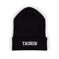 THE ZODIAC BEANIE — TAURUS — WHITE