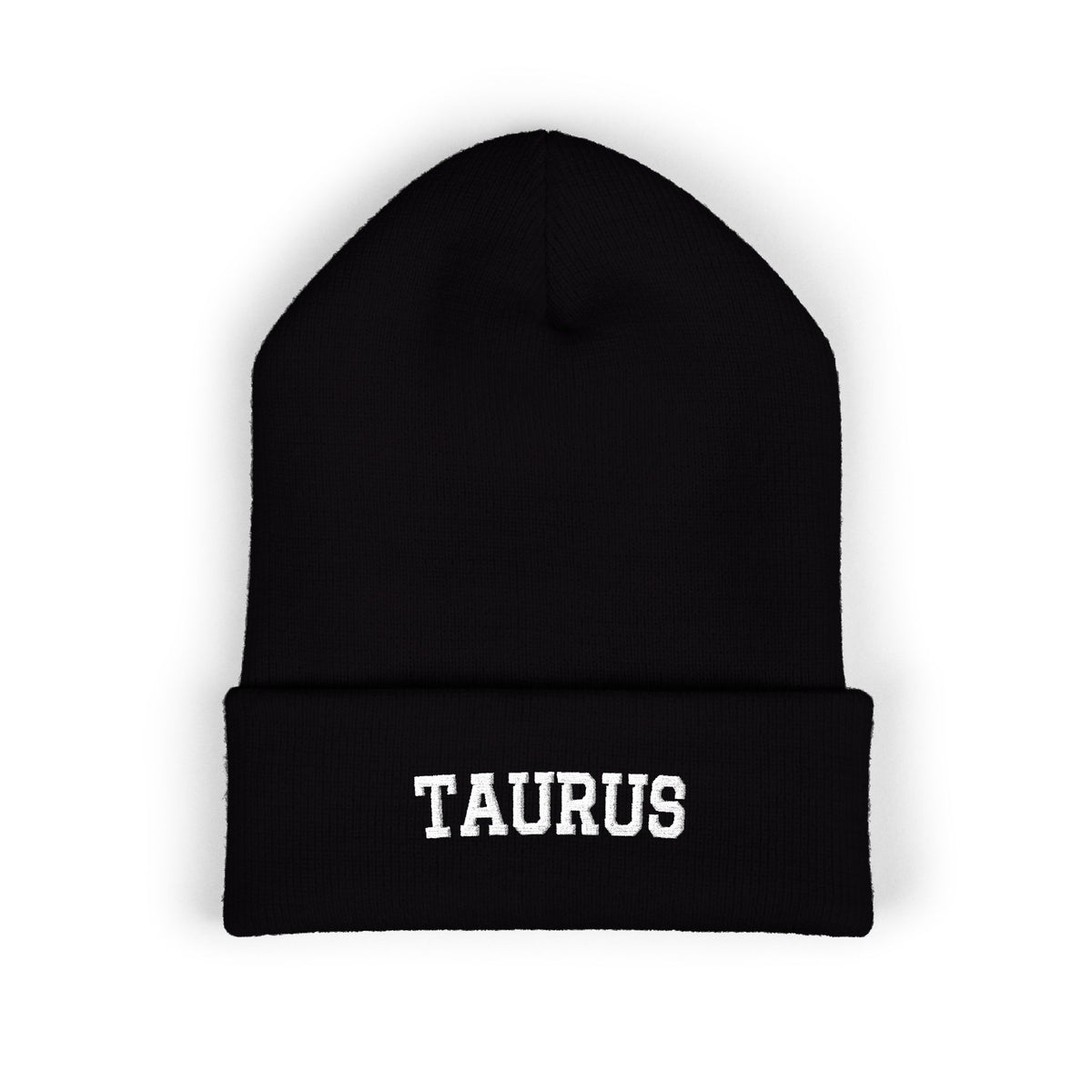 THE ZODIAC BEANIE — TAURUS — WHITE