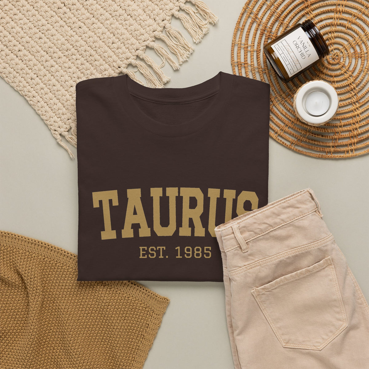 The Zodiac Tee: Taurus, Est. Your Year