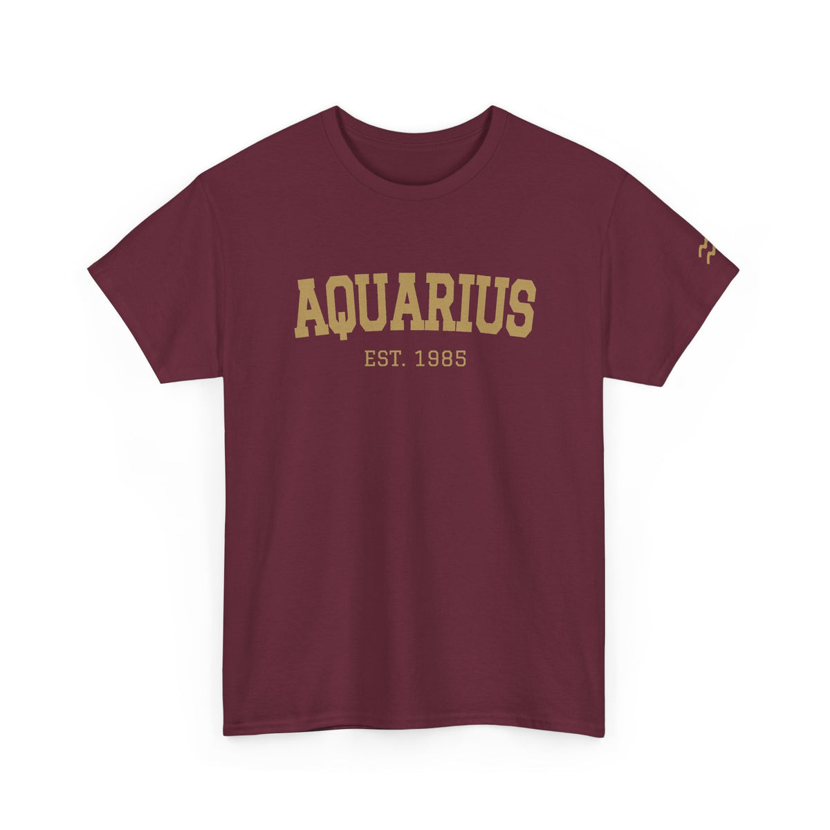 The Zodiac Tee: Aquarius, Est. Your Year