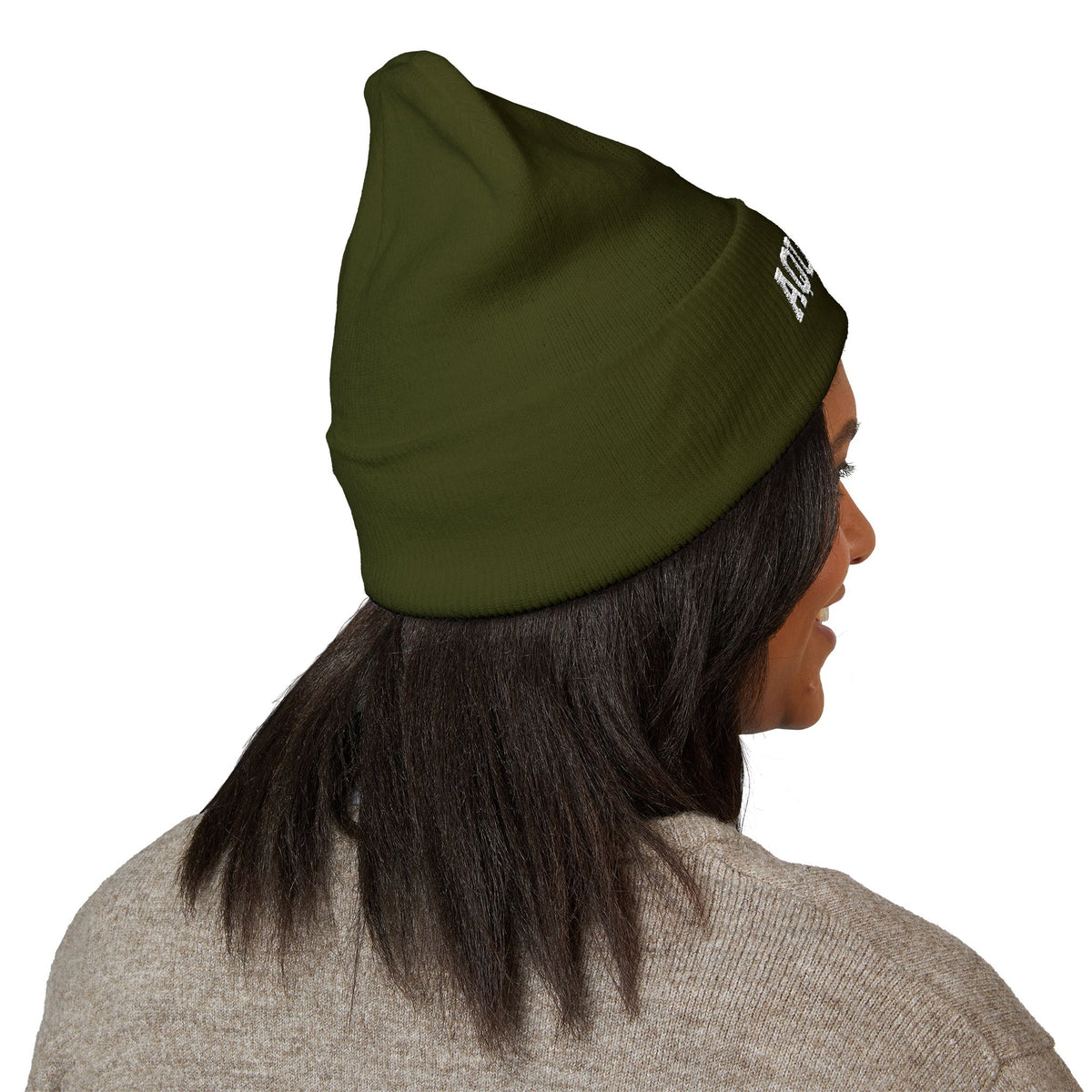 THE ZODIAC BEANIE — AQUARIUS — WHITE