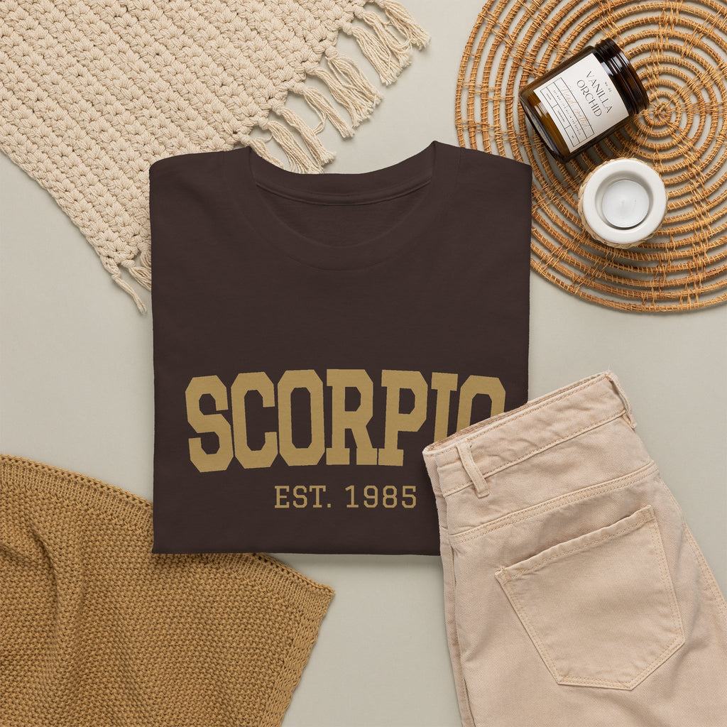 The Zodiac Tee: Scorpio, Est. Your Year