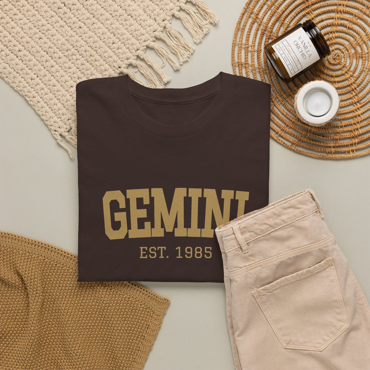 The Zodiac Tee: Gemini, Est. Your Year