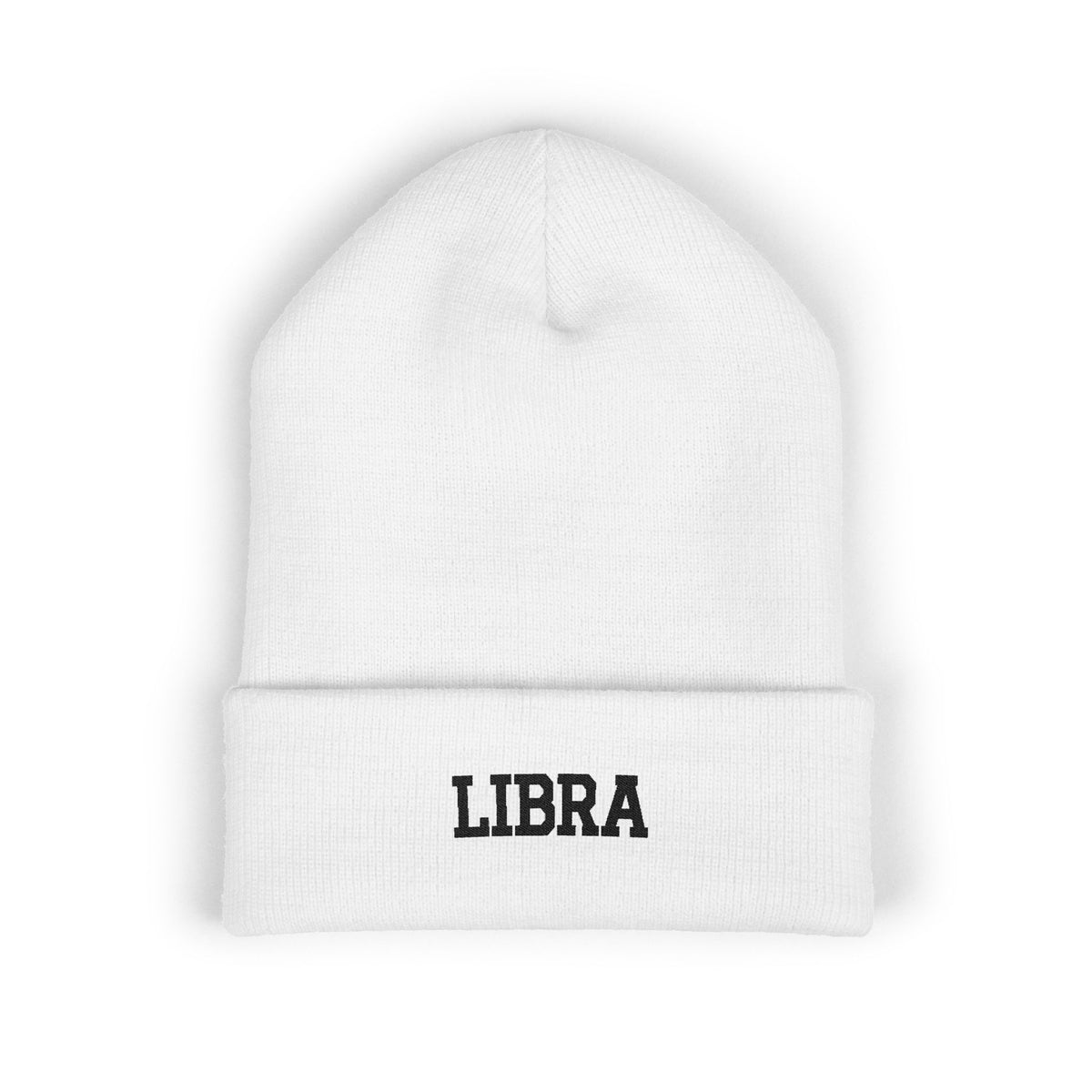 THE ZODIAC BEANIE — LIBRA — BLACK