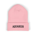 THE ZODIAC BEANIE — AQUARIUS — BLACK