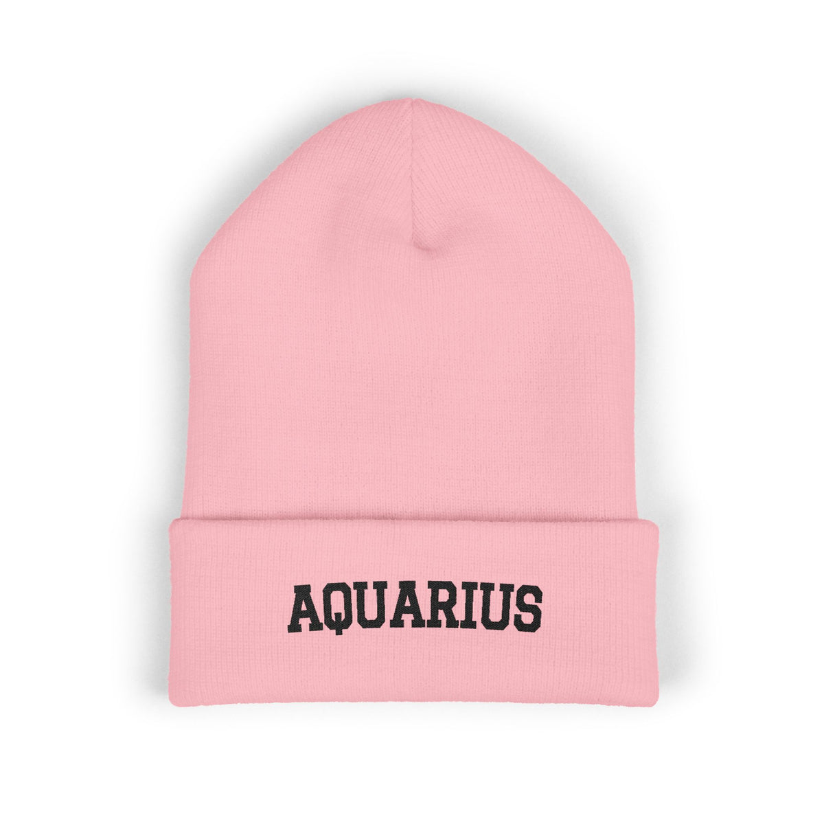 THE ZODIAC BEANIE — AQUARIUS — BLACK