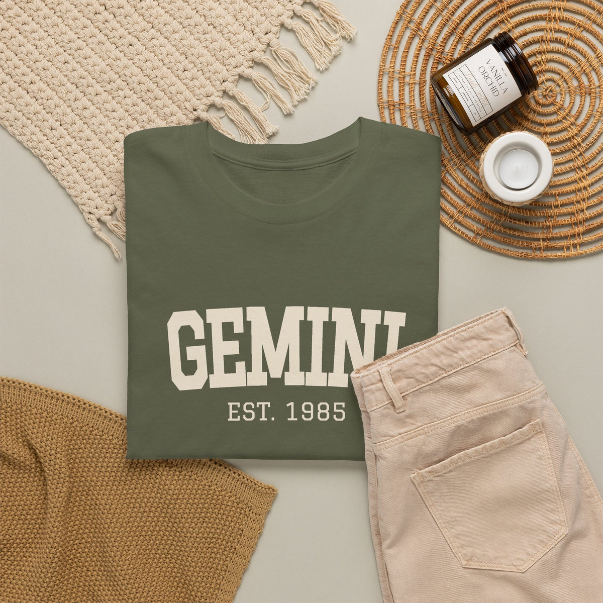 The Zodiac Tee: Gemini, Est. Your Year