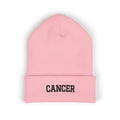 The Zodiac Beanie: Cancer, Black Thread
