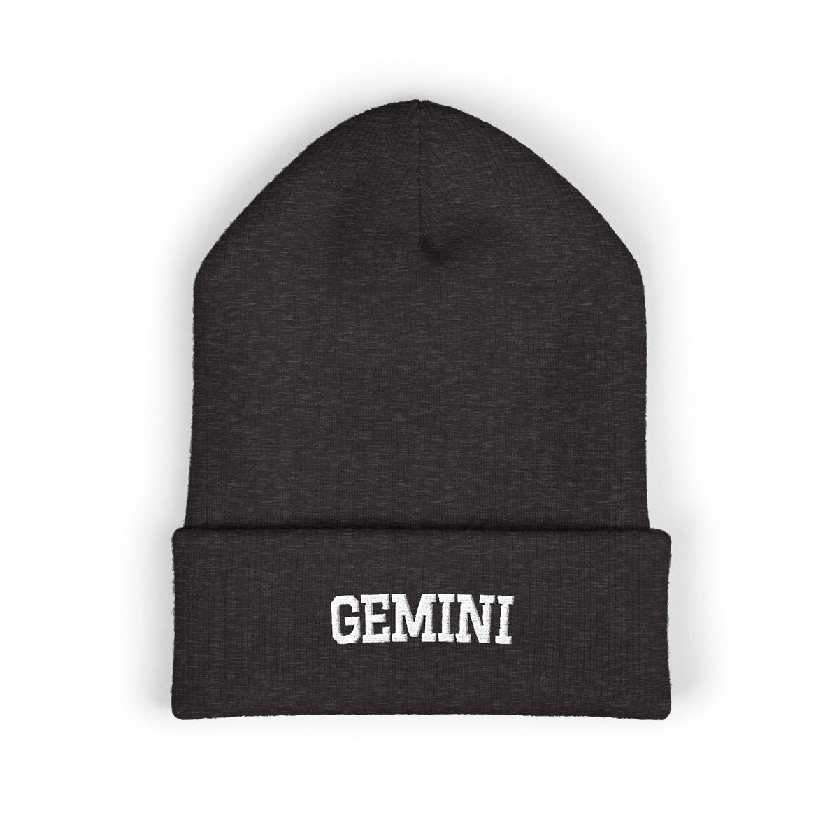 THE ZODIAC BEANIE — GEMINI — WHITE