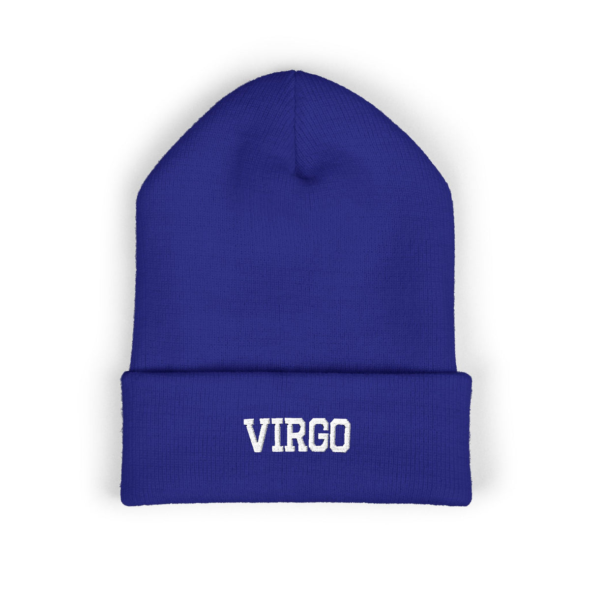 THE ZODIAC BEANIE — VIRGO — WHITE