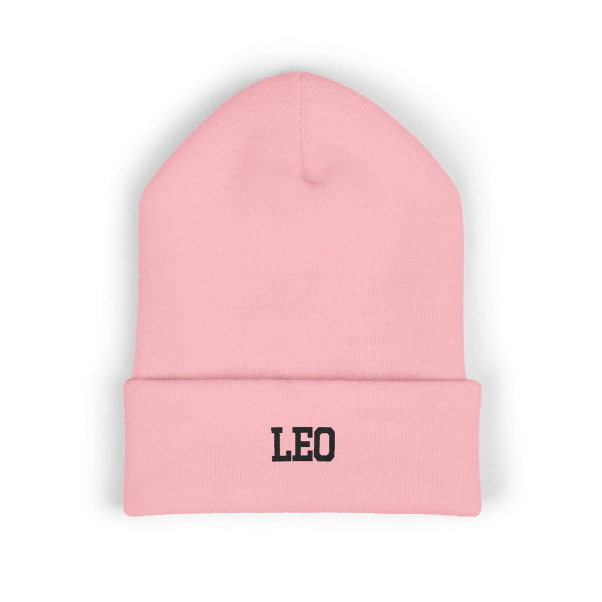 THE ZODIAC BEANIE — LEO — BLACK