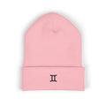 The Zodiac Glyph Beanie: Gemini, Black Thread