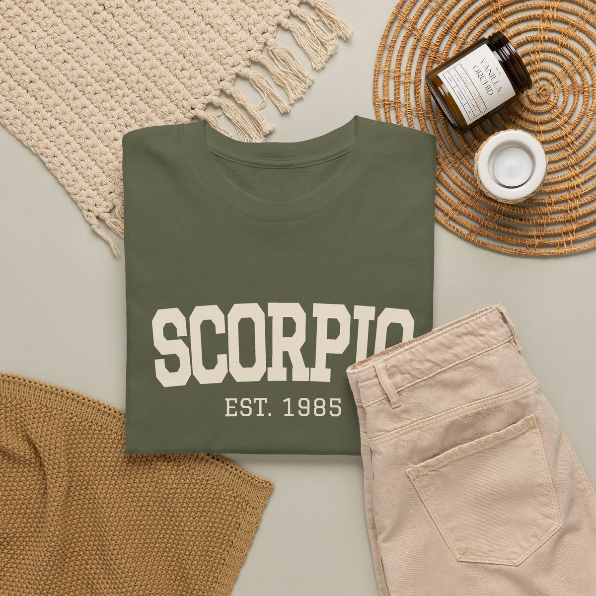 The Zodiac Tee: Scorpio, Est. Your Year