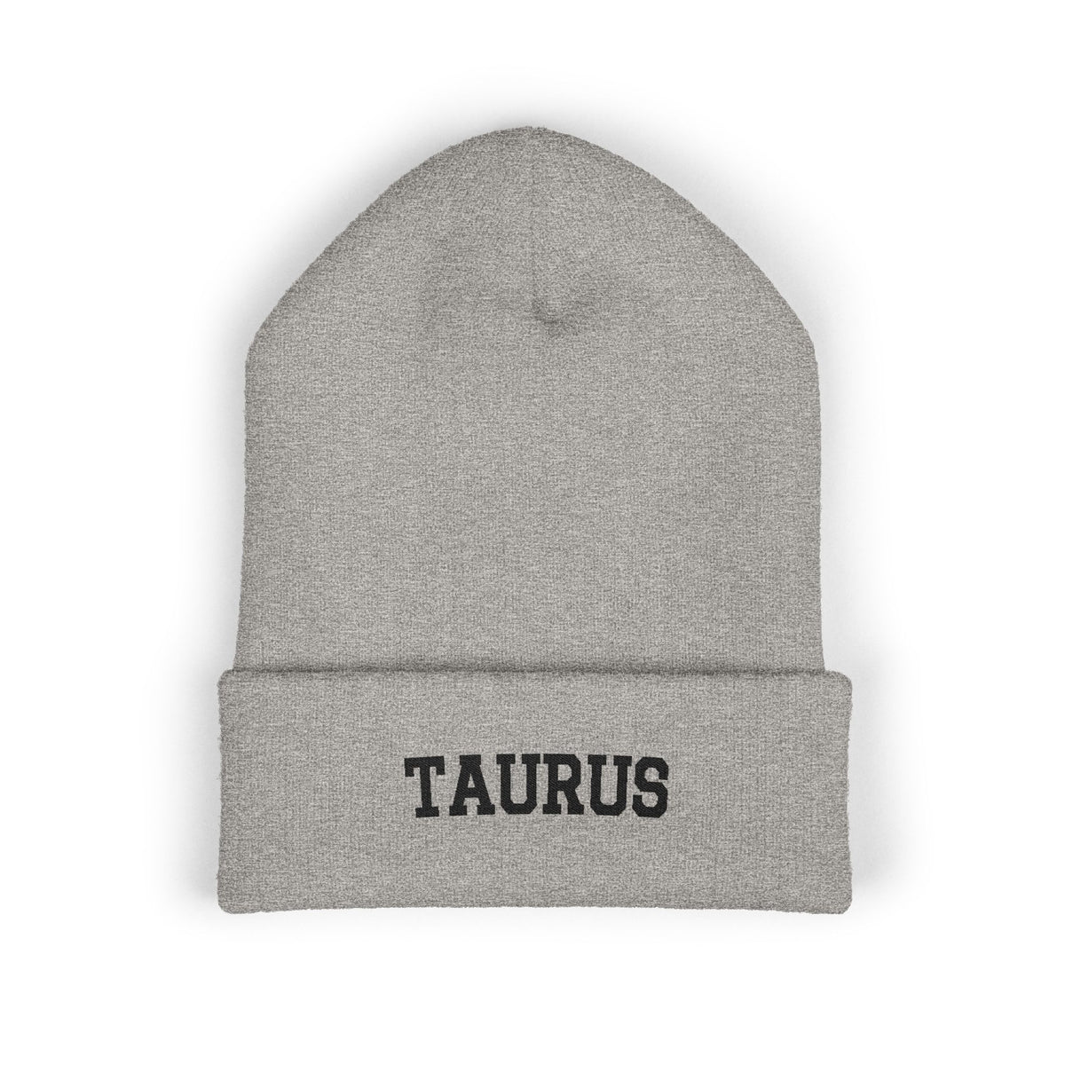 THE ZODIAC BEANIE — TAURUS — BLACK