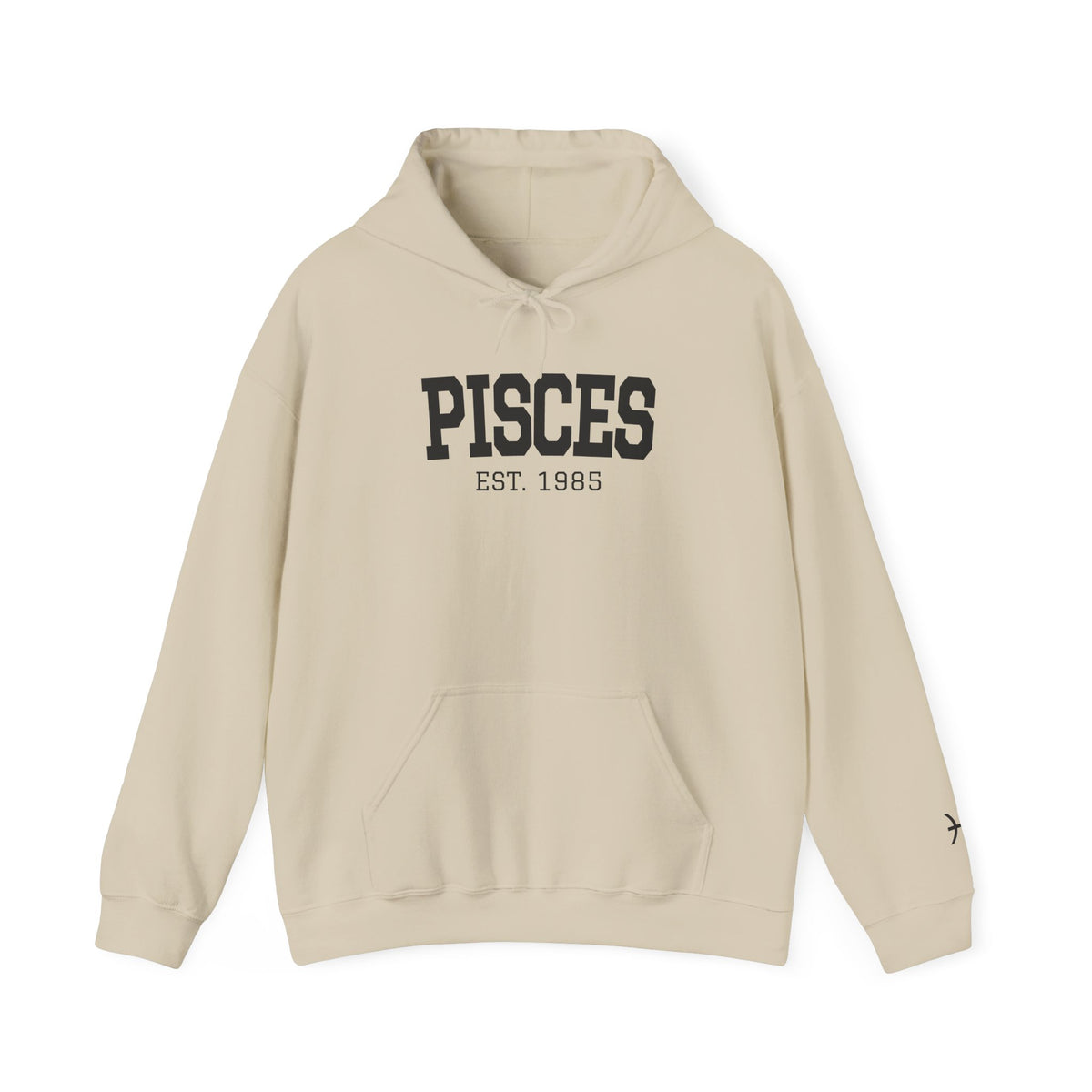The Zodiac Hoodie: Pisces, Est. Your Year