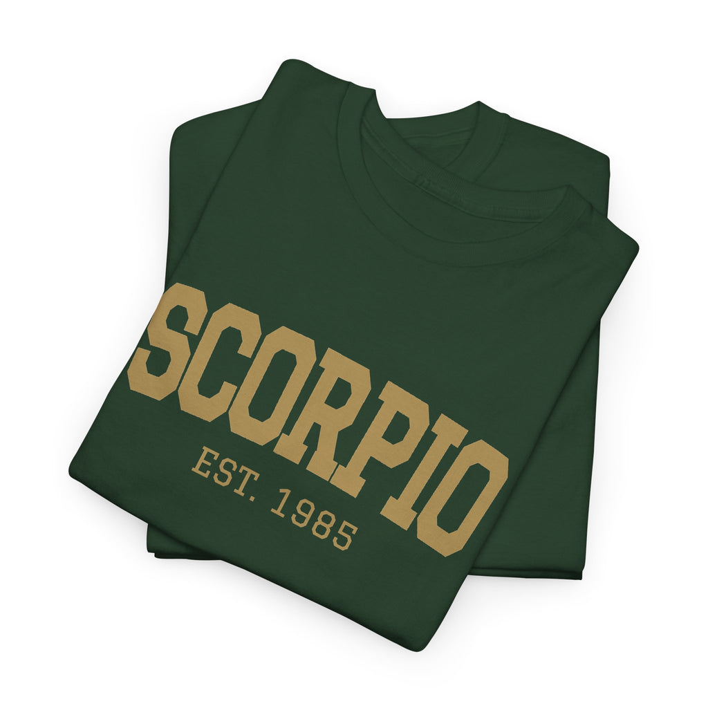 The Zodiac Tee: Scorpio, Est. Your Year