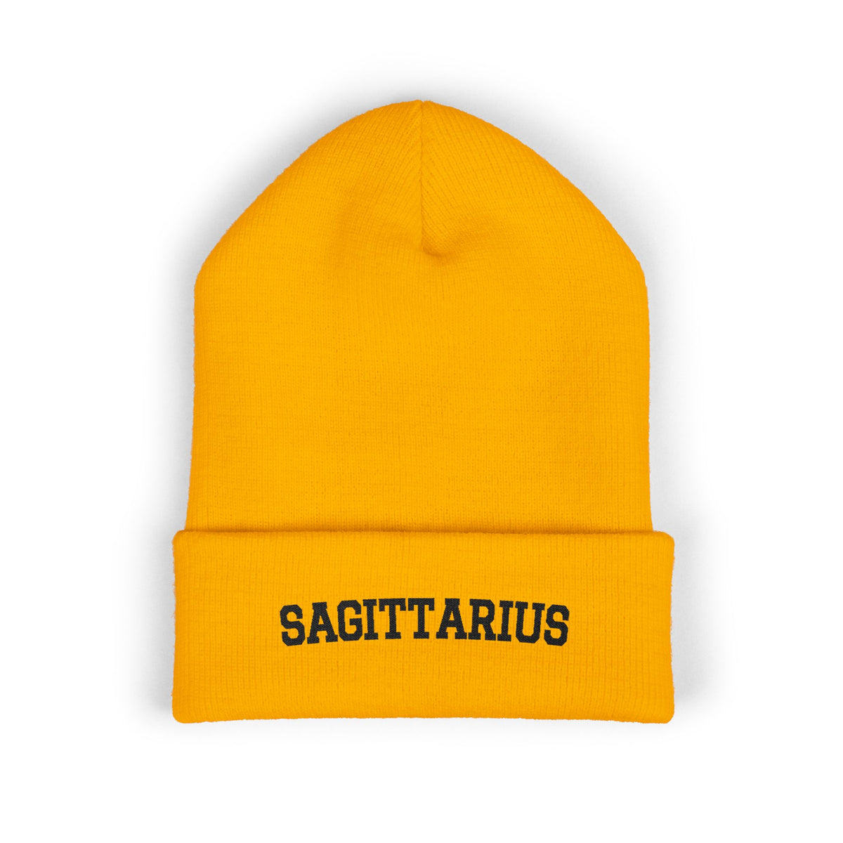 THE ZODIAC BEANIE — SAGITTARIUS — BLACK