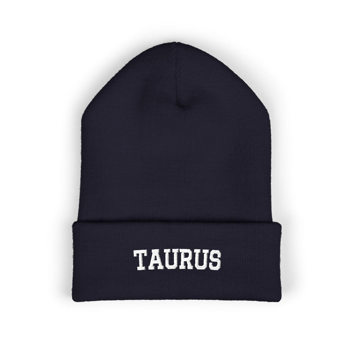THE ZODIAC BEANIE — TAURUS — WHITE