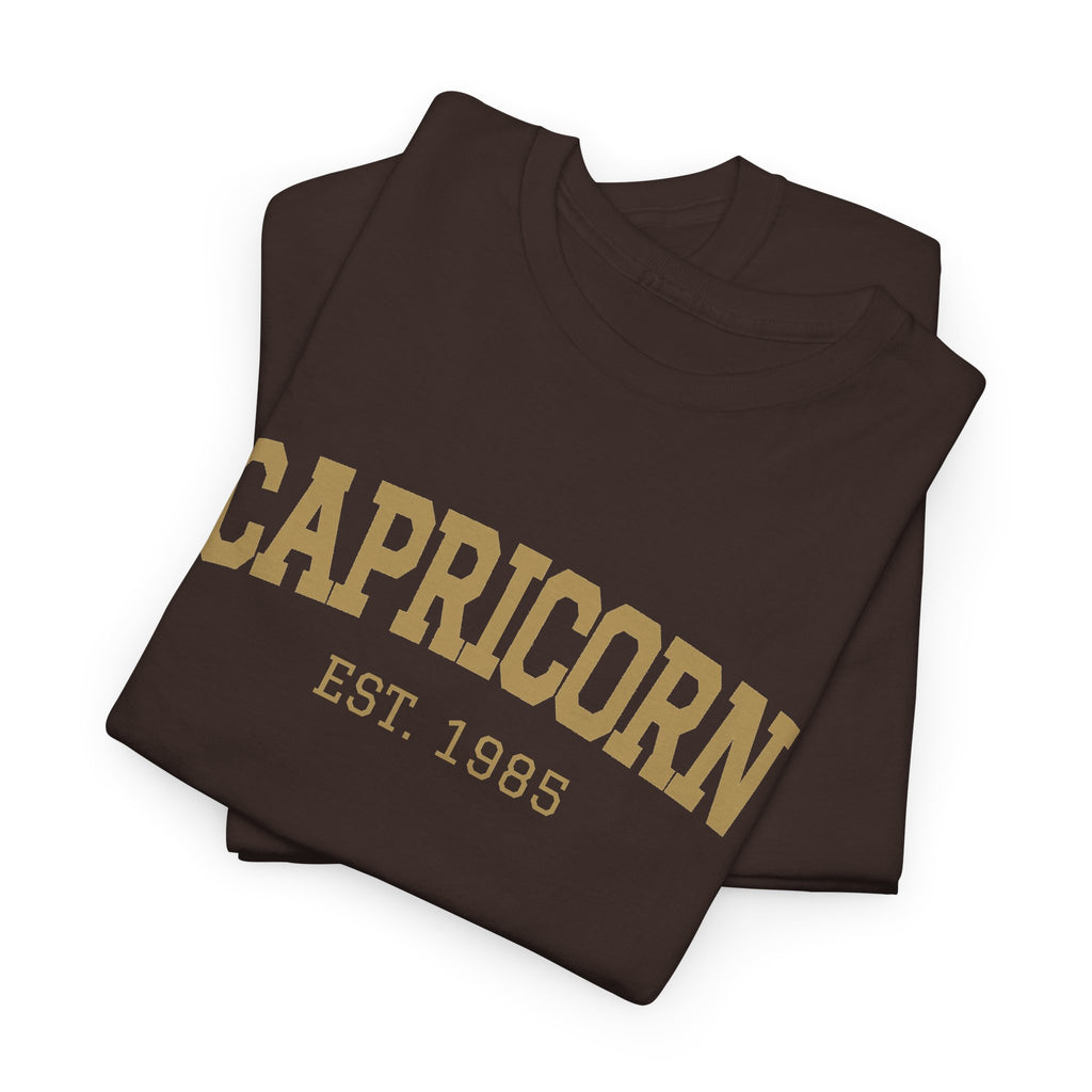 The Zodiac Tee: Capricorn, Est. Your Year