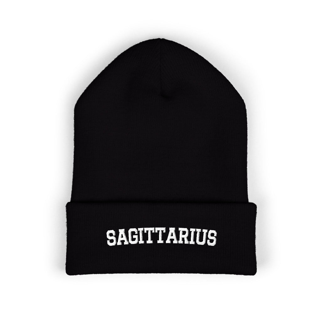 THE ZODIAC BEANIE — SAGITTARIUS — WHITE