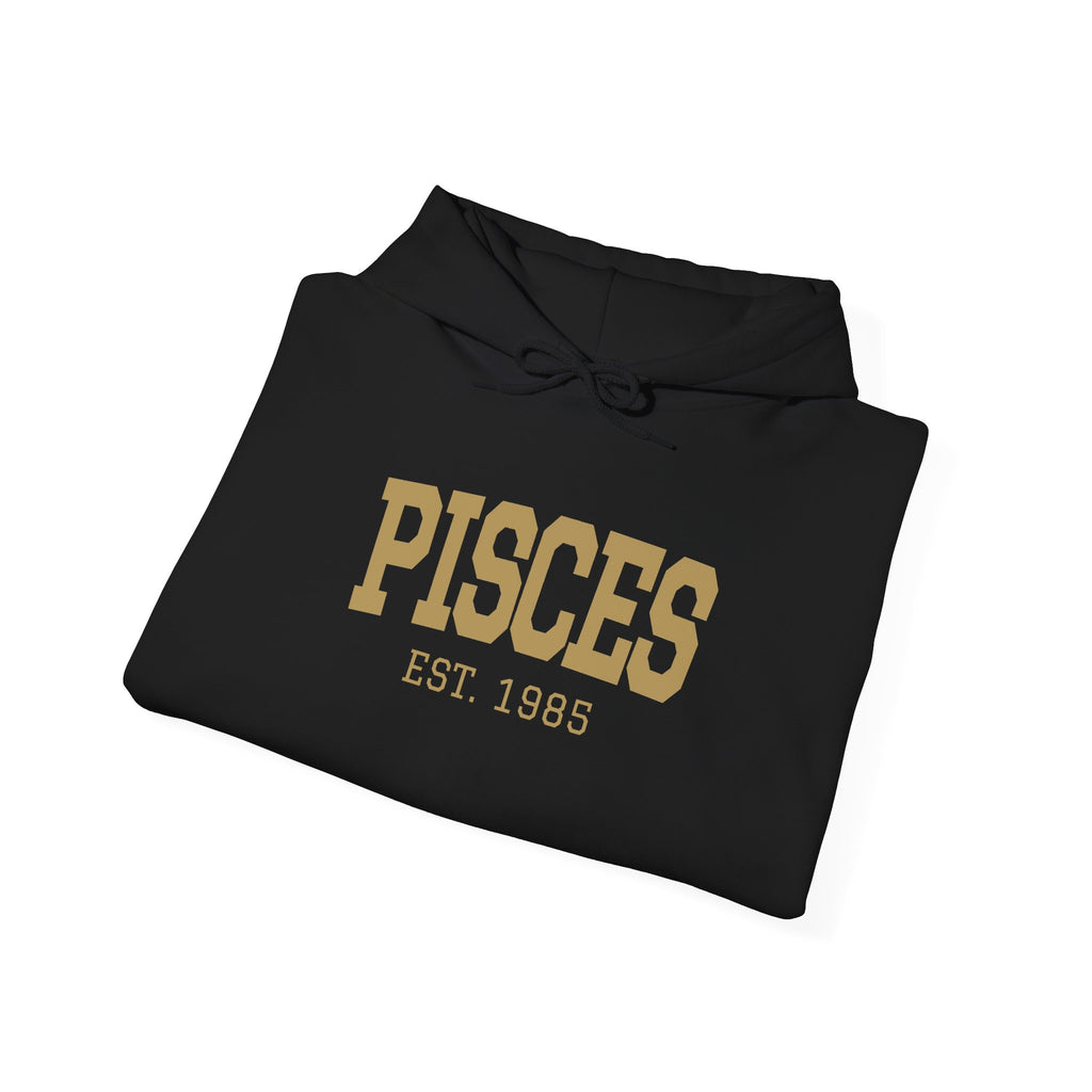 The Zodiac Hoodie: Pisces, Est. Your Year