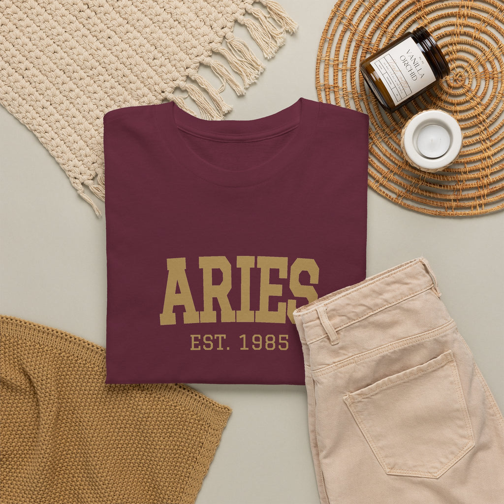 The Zodiac Tee: Aries, Est. Your Year