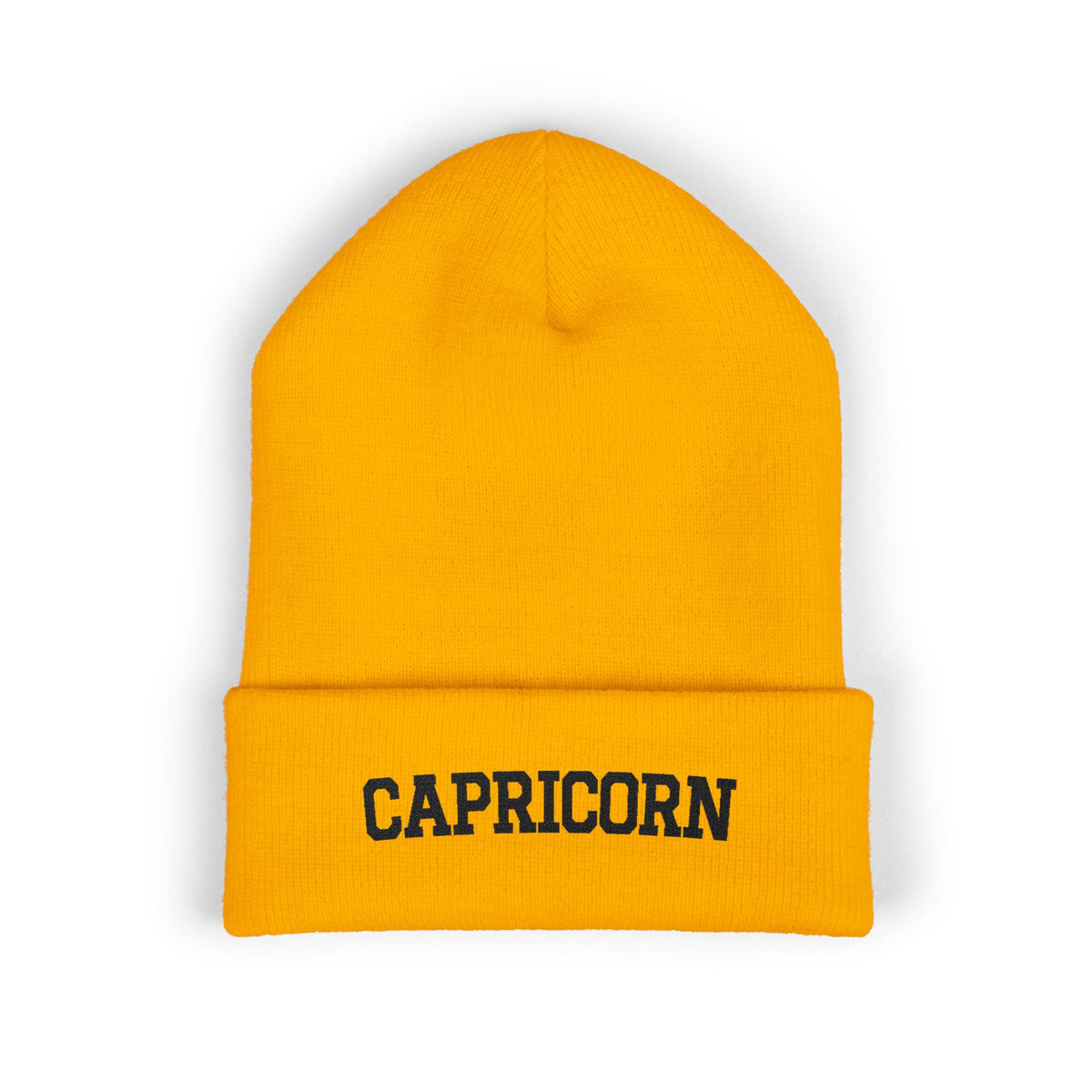 THE ZODIAC BEANIE — CAPRICORN — BLACK