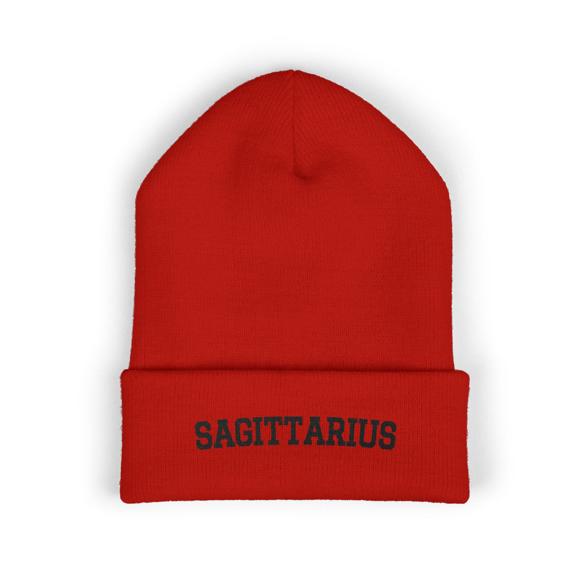 THE ZODIAC BEANIE — SAGITTARIUS — BLACK