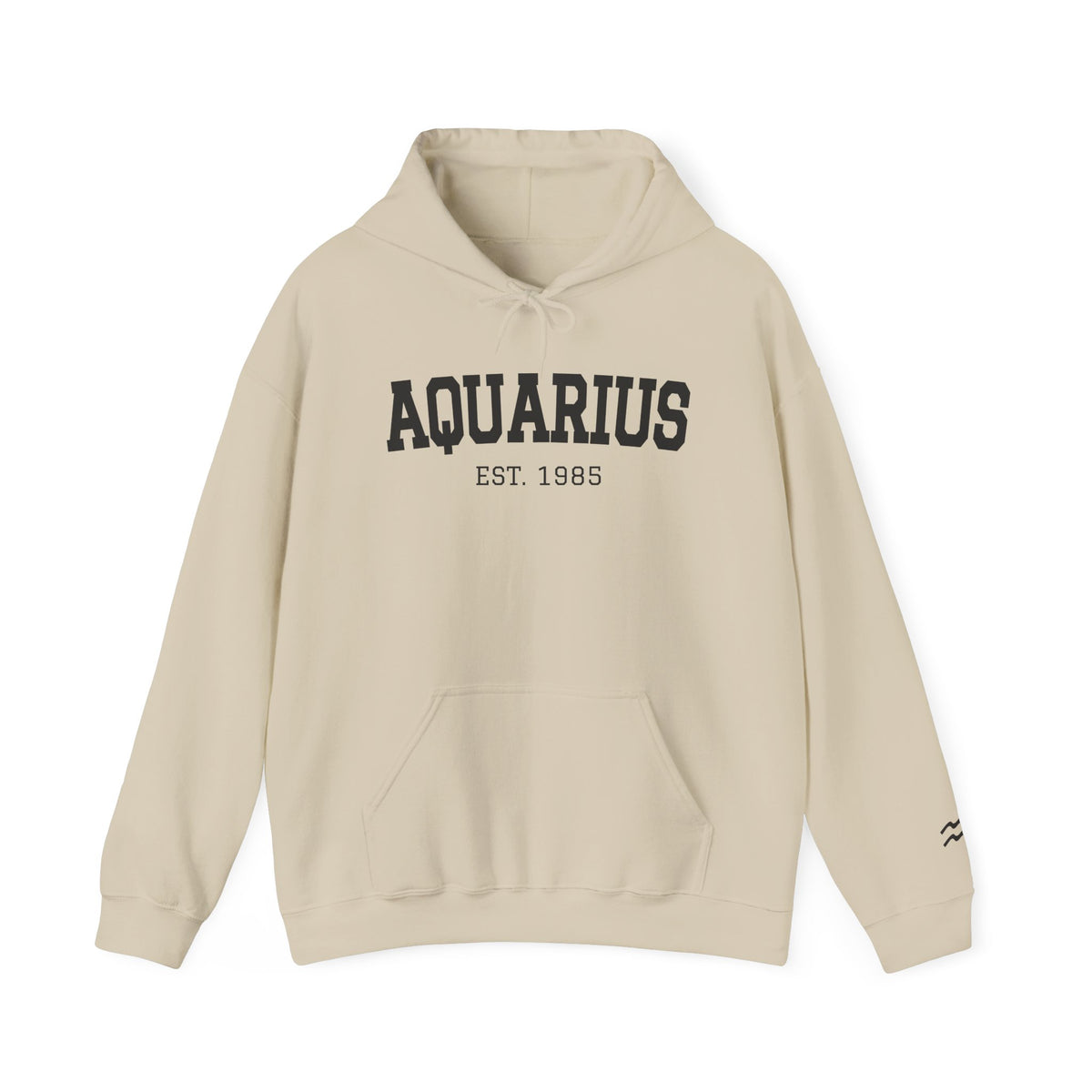 The Zodiac Hoodie: Aquarius, Est. Your Year