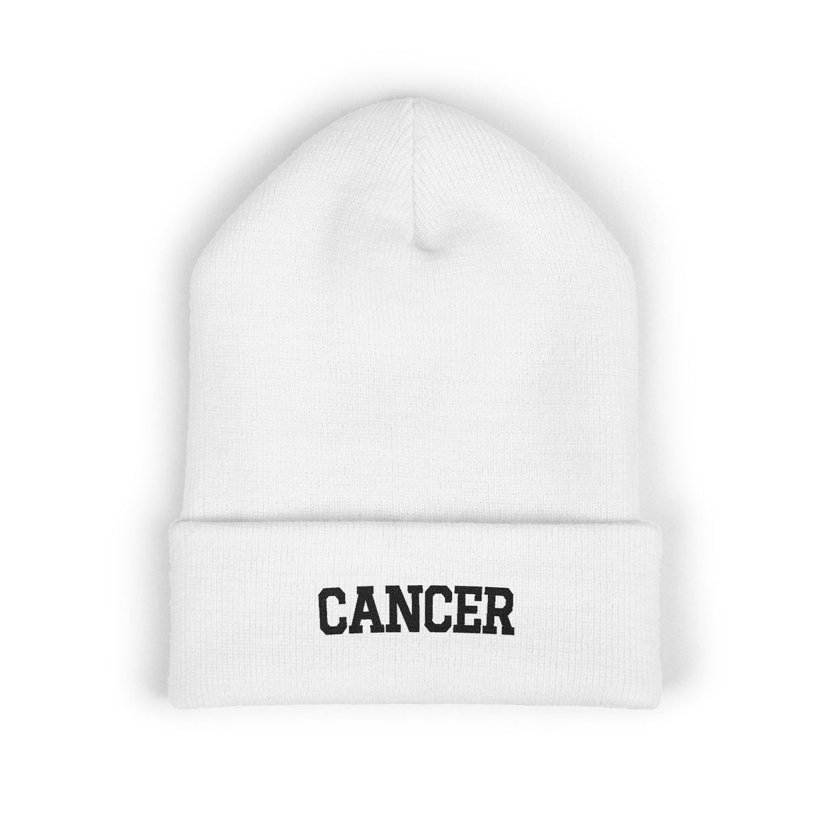 THE ZODIAC BEANIE — CANCER — BLACK